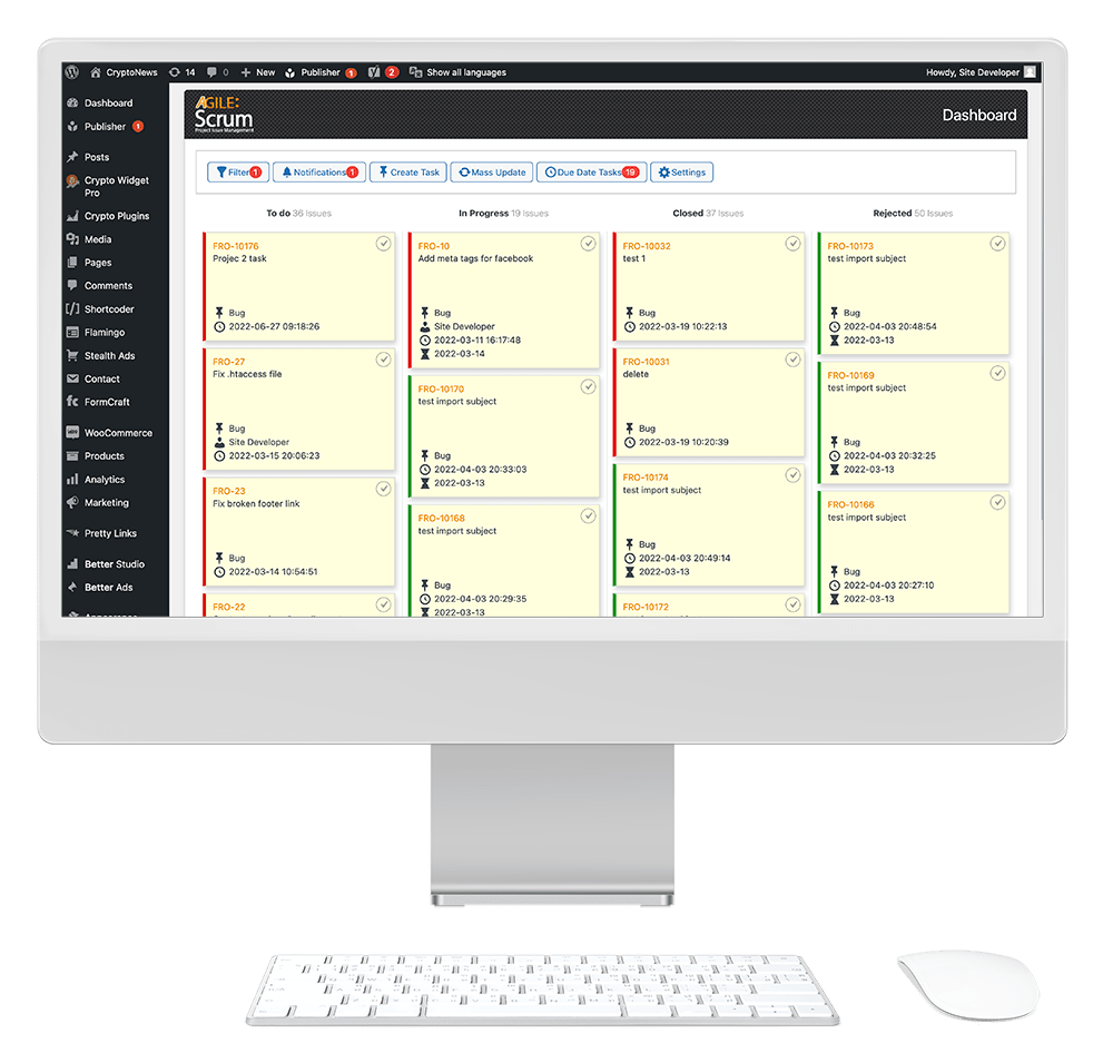 Agile Scrum - Project Issue Management