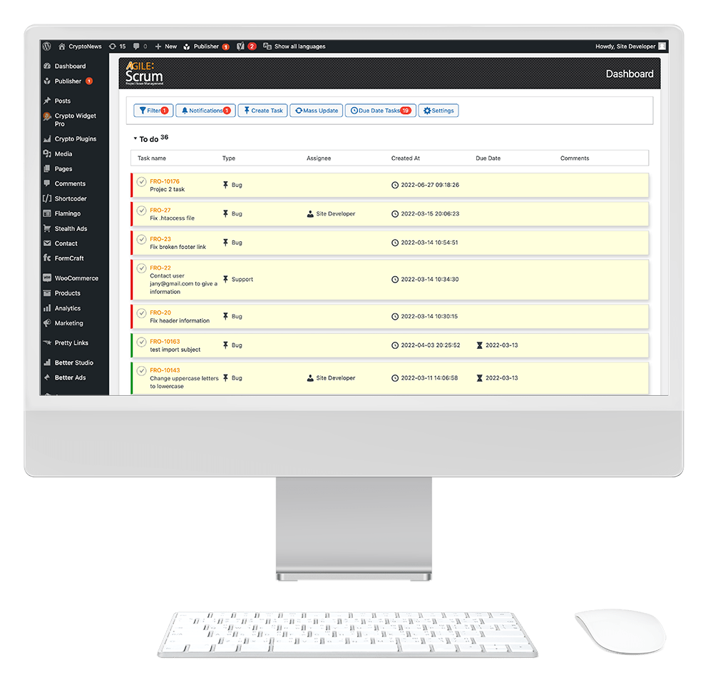 Agile Scrum - Project Issue Management