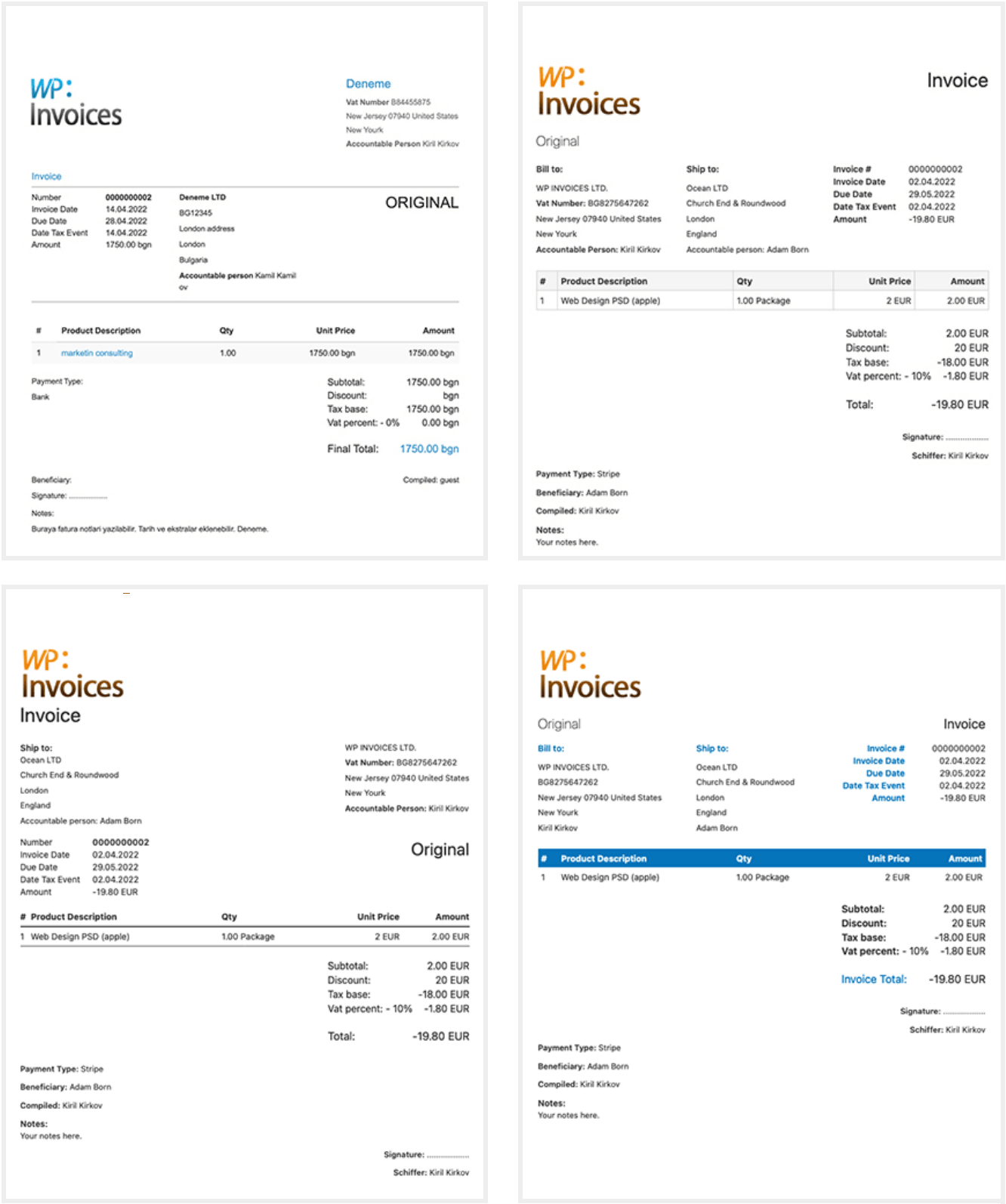 Choose Your Template